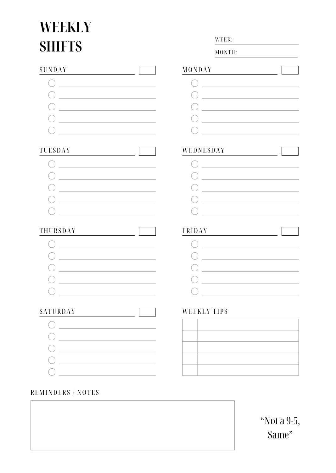 SERVICE INDUSTRY SURVIVAL